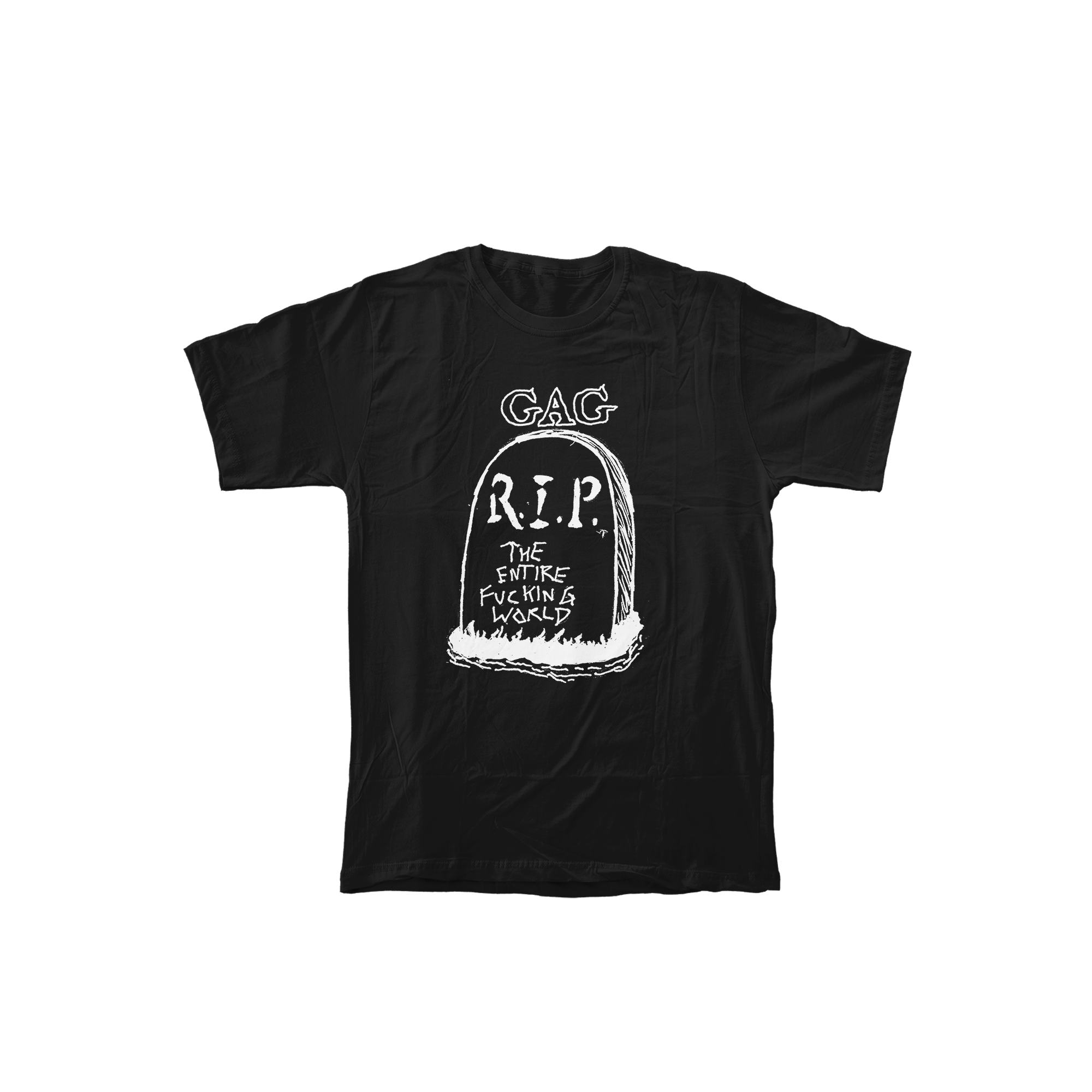 gag 'tombstone" t-shirt