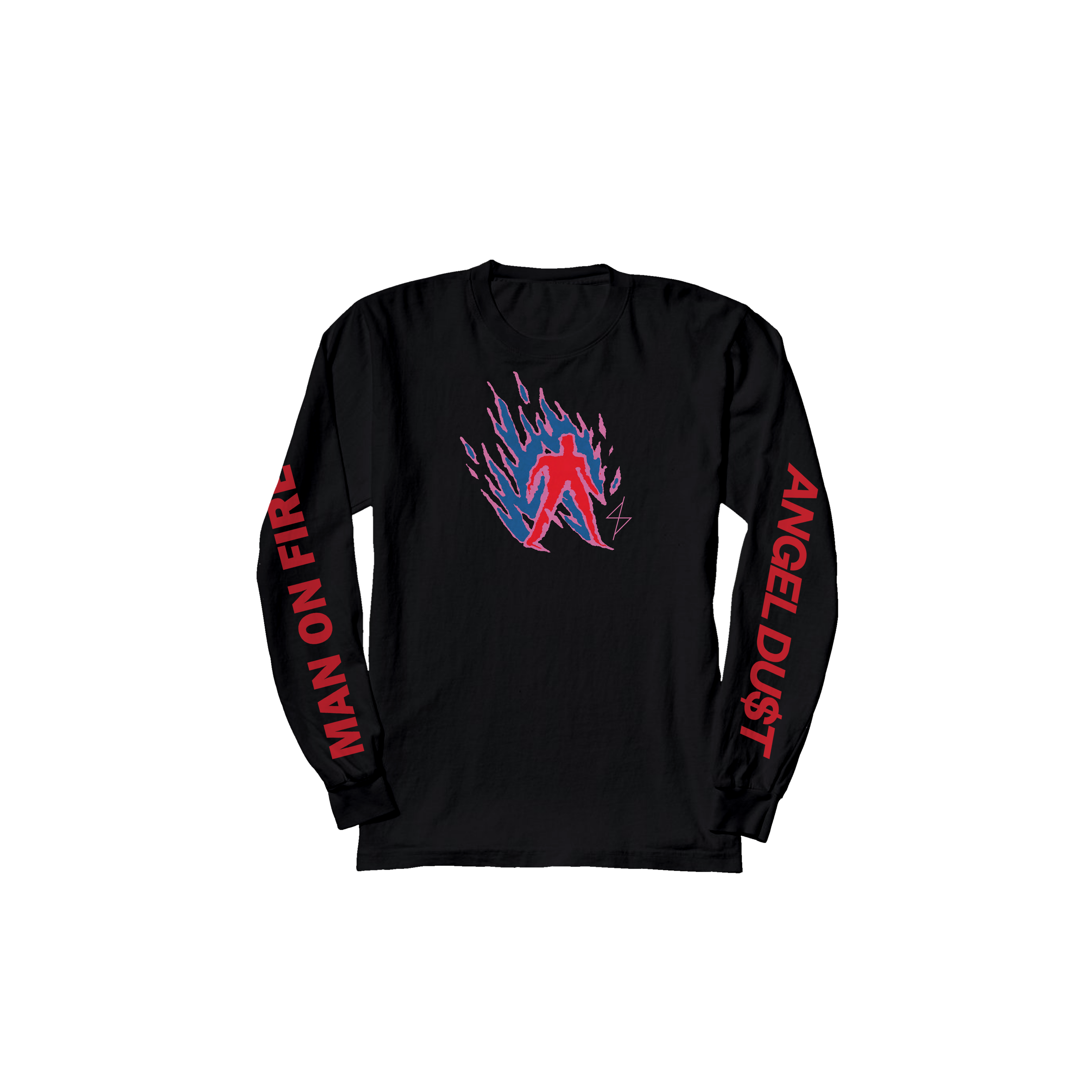 angel du$t "man on fire" longsleeve